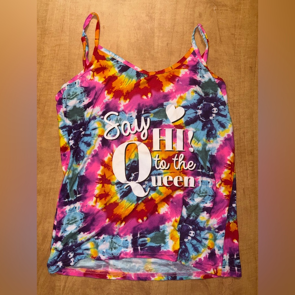 Colorful Tie-Dye Tank Top
